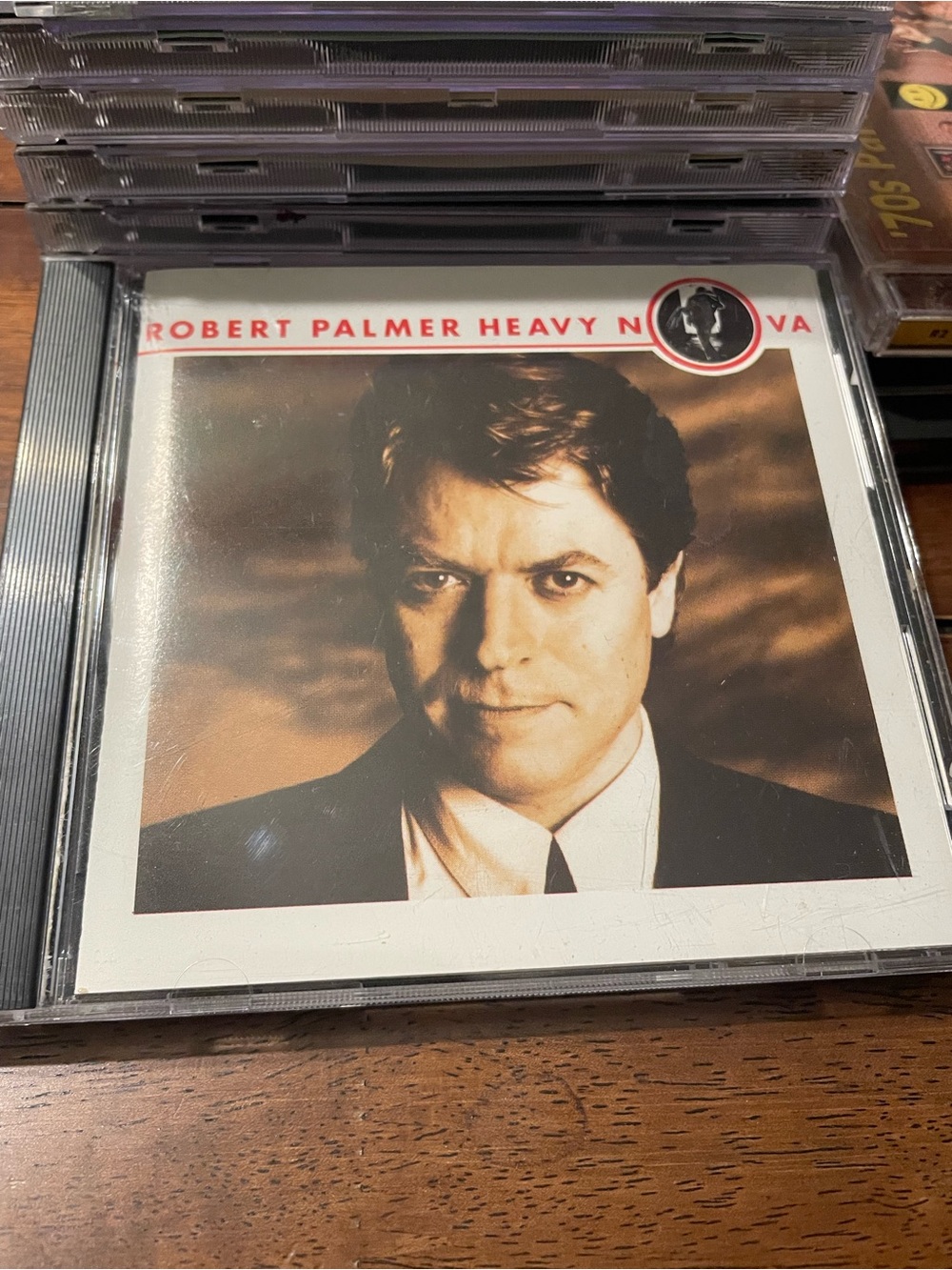 Robert Palmer "Heavy Nova" CD - Sepia Portrait Cover